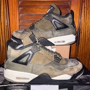 Size 9.5 - Jordan 4 Retro Low Craft Olive